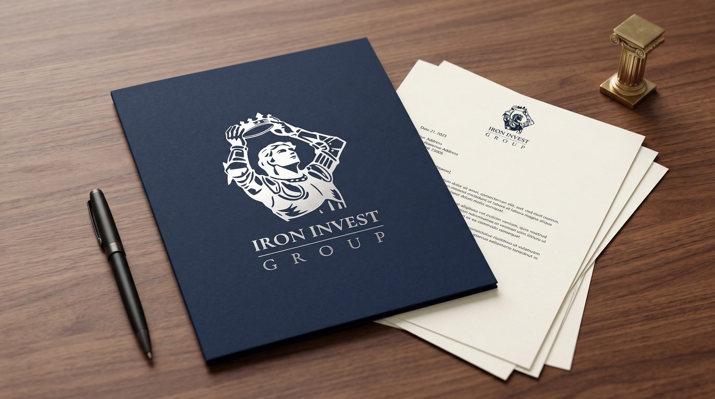 Iron Invest stationery